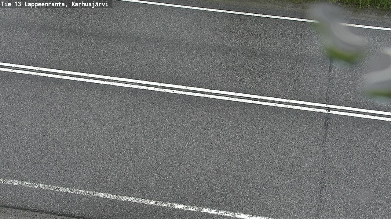 Weather Camera Image Väg 13 Karhusjärvi, Lappeenranta, Etelä-Karjala