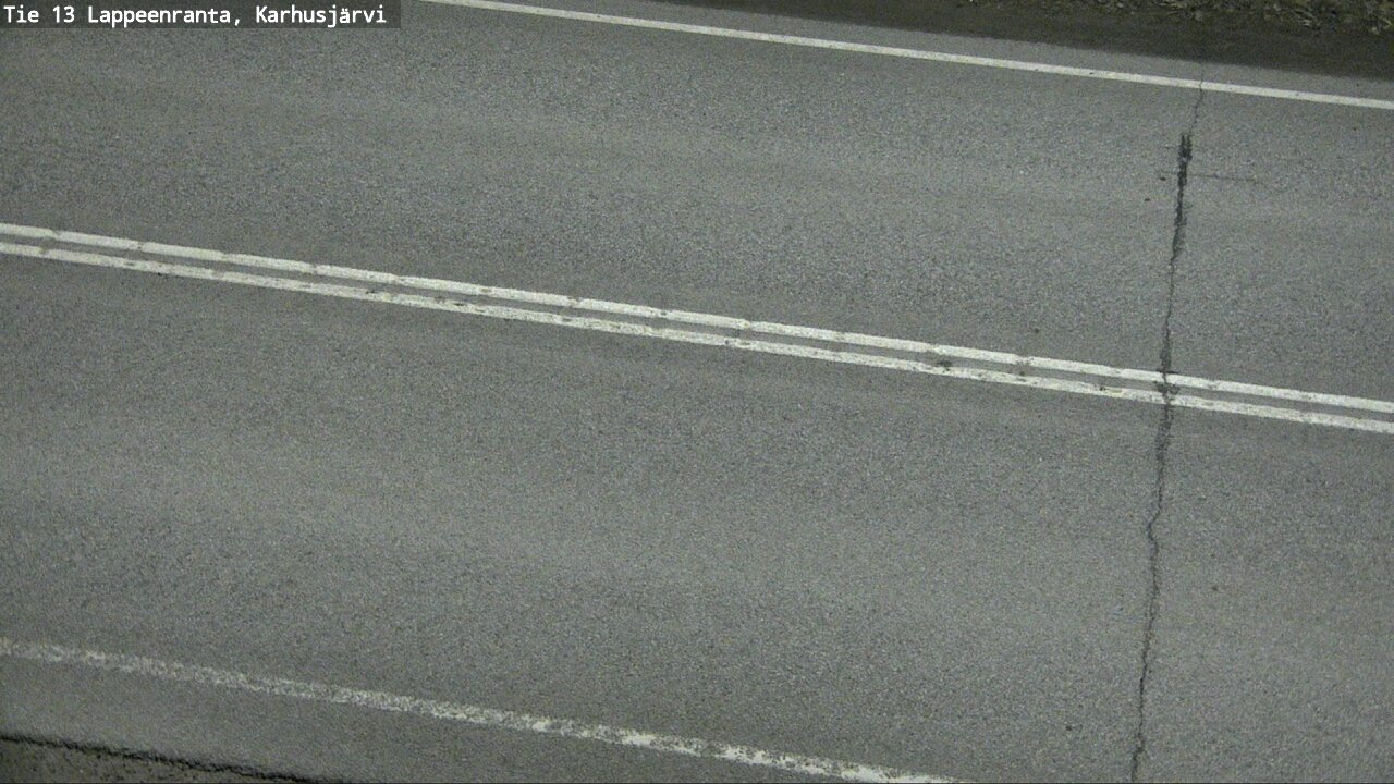 Weather Camera Image Väg 13 Karhusjärvi, Lappeenranta, Etelä-Karjala