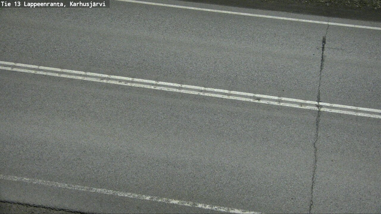 Weather Camera Image Väg 13 Karhusjärvi, Lappeenranta, Etelä-Karjala