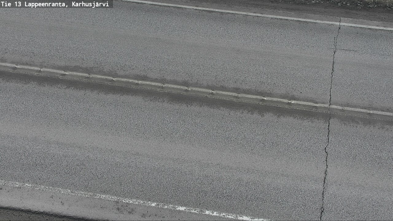 Weather Camera Image Väg 13 Karhusjärvi, Lappeenranta, Etelä-Karjala