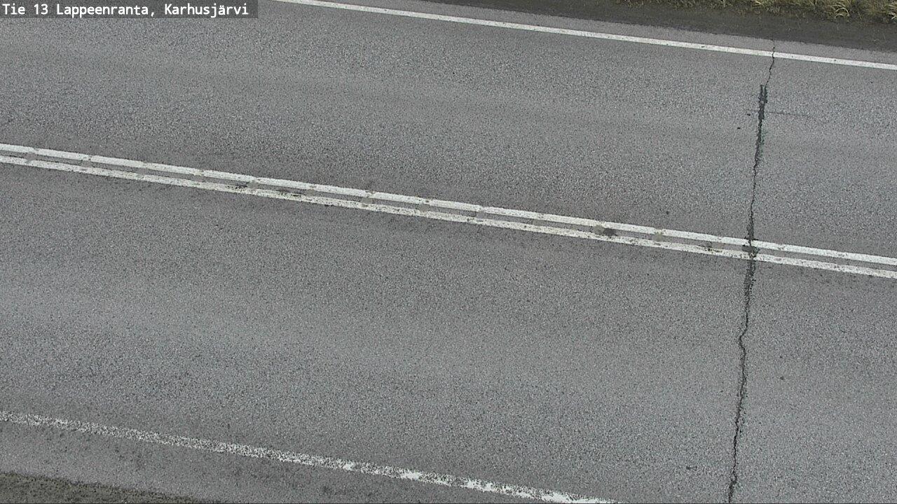 Weather Camera Image Road 13 Karhusjärvi, Lappeenranta, Etelä-Karjala
