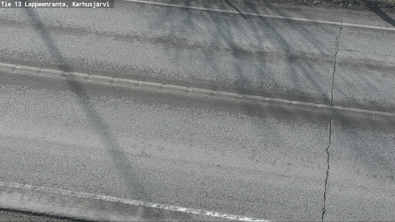 Weather Camera Image Väg 13 Karhusjärvi, Lappeenranta, Etelä-Karjala
