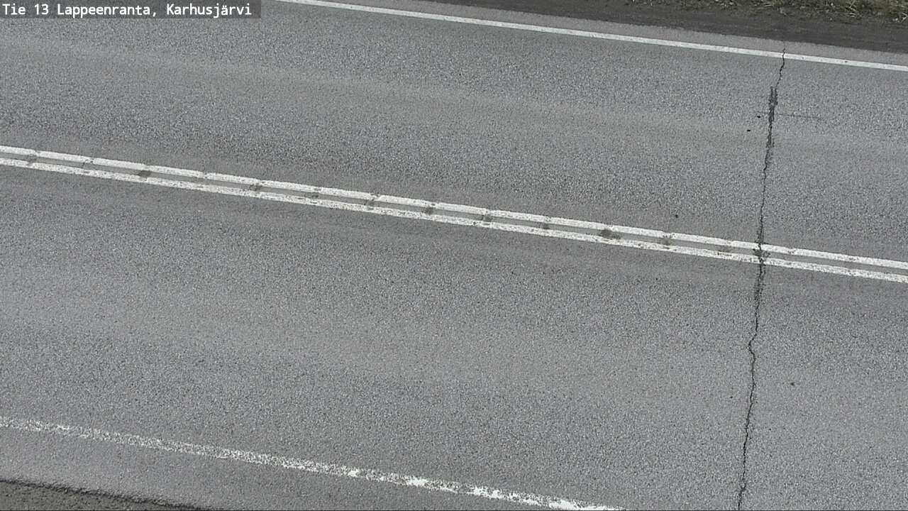Weather Camera Image Väg 13 Karhusjärvi, Lappeenranta, Etelä-Karjala