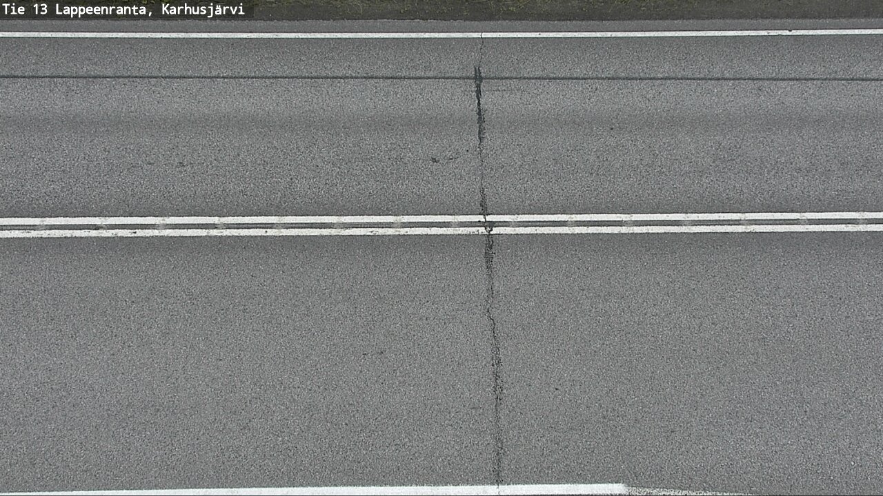 Weather Camera Image Väg 13 Karhusjärvi, Lappeenranta, Etelä-Karjala