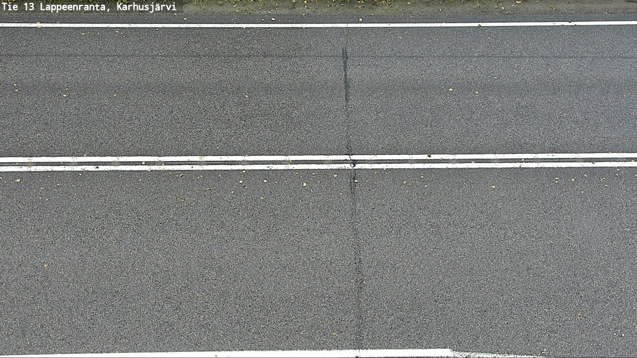 Weather Camera Image Väg 13 Karhusjärvi, Lappeenranta, Etelä-Karjala