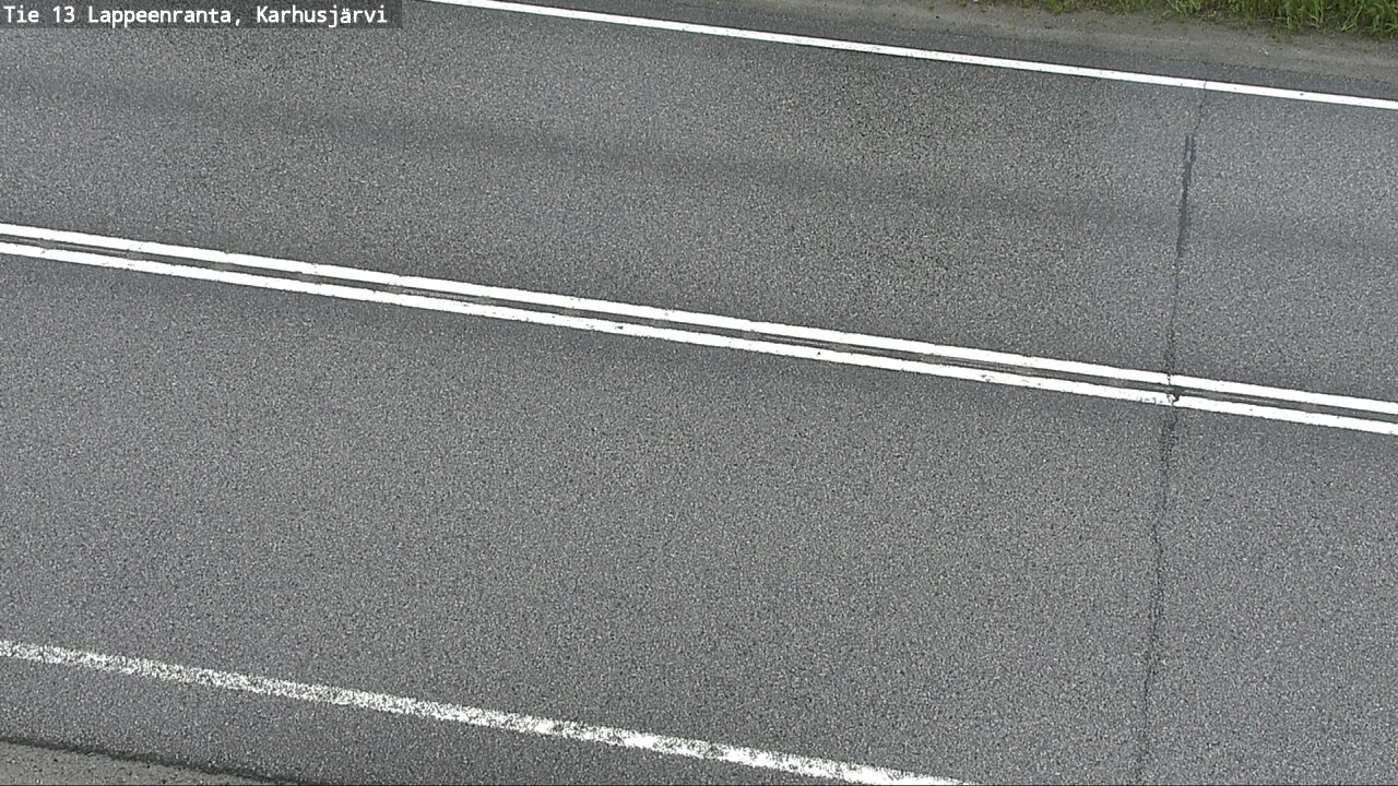 Weather Camera Image Väg 13 Karhusjärvi, Lappeenranta, Etelä-Karjala