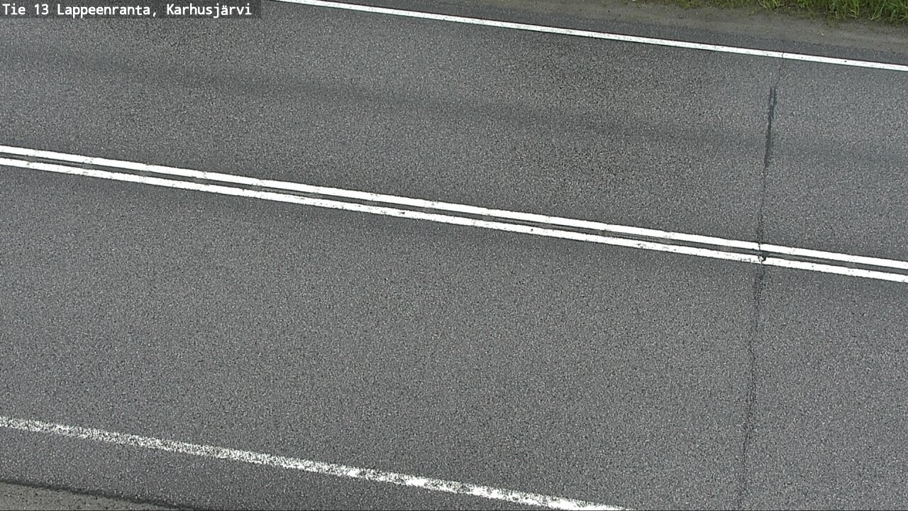 Weather Camera Image Väg 13 Karhusjärvi, Lappeenranta, Etelä-Karjala