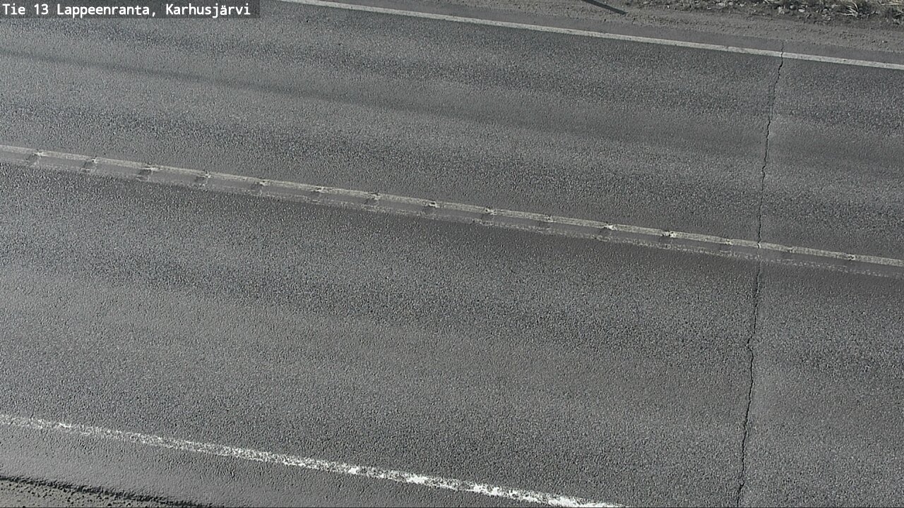 Weather Camera Image Väg 13 Karhusjärvi, Lappeenranta, Etelä-Karjala