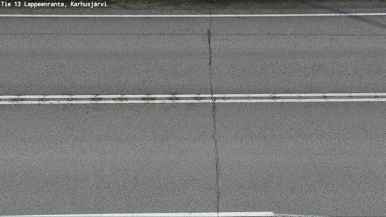 Weather Camera Image Väg 13 Karhusjärvi, Lappeenranta, Etelä-Karjala