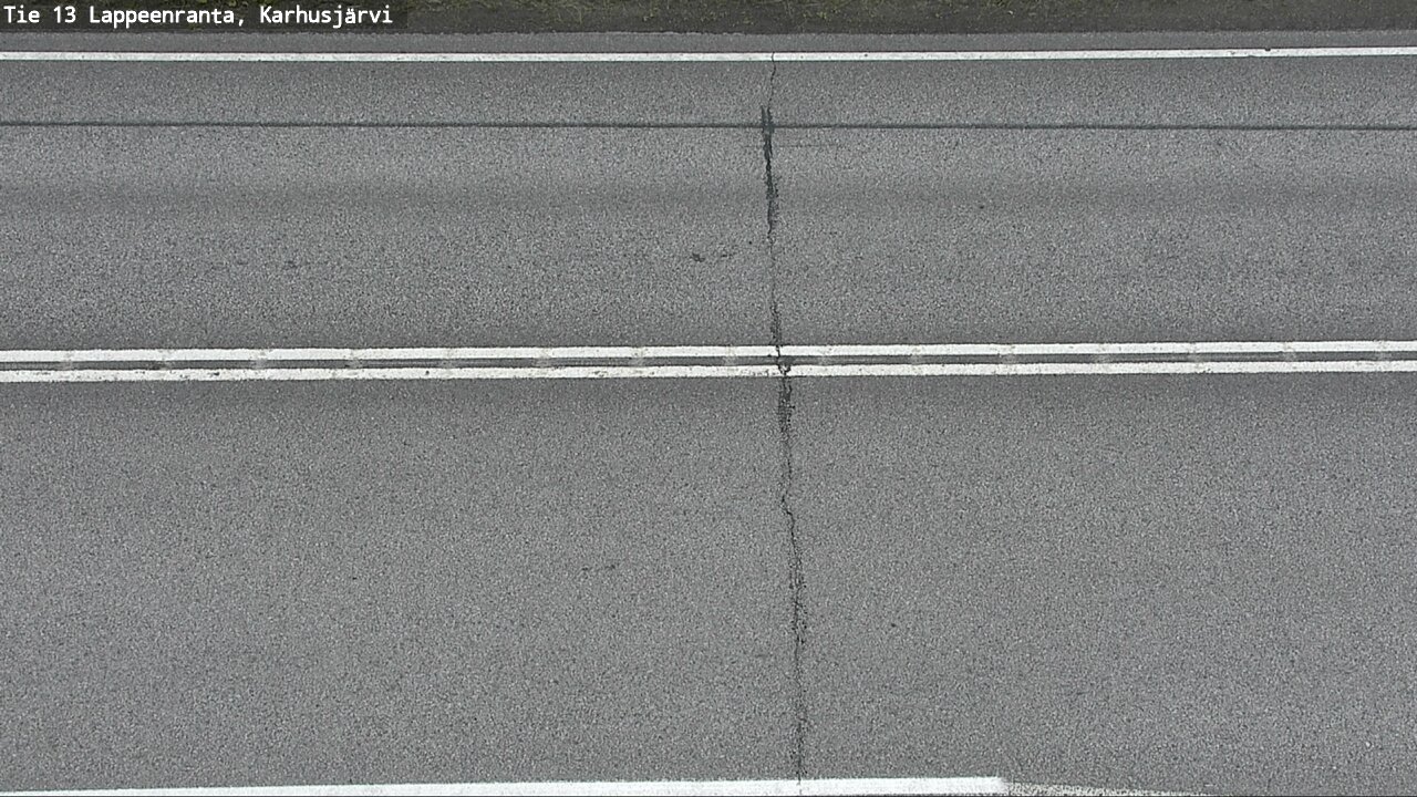Weather Camera Image Väg 13 Karhusjärvi, Lappeenranta, Etelä-Karjala