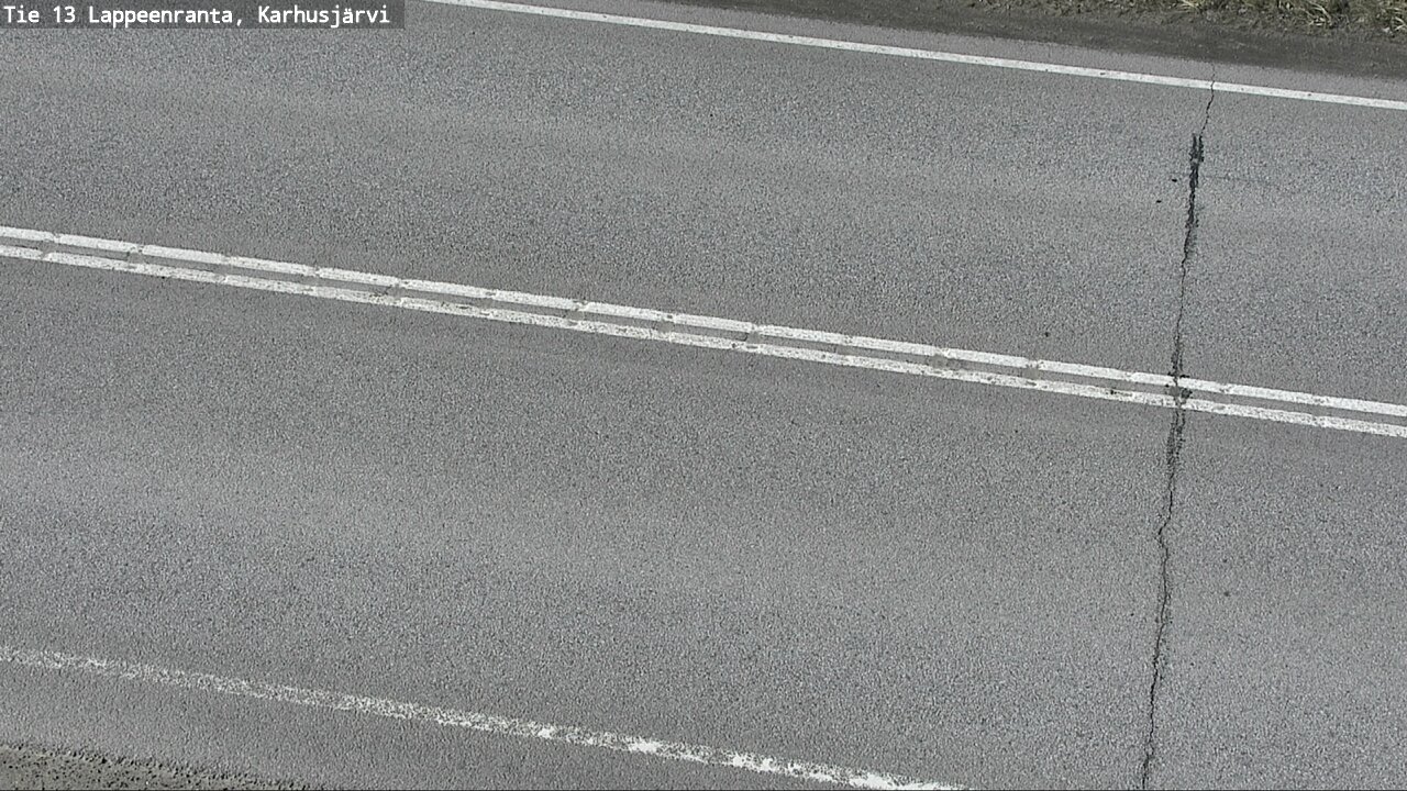 Weather Camera Image Road 13 Karhusjärvi, Lappeenranta, Etelä-Karjala