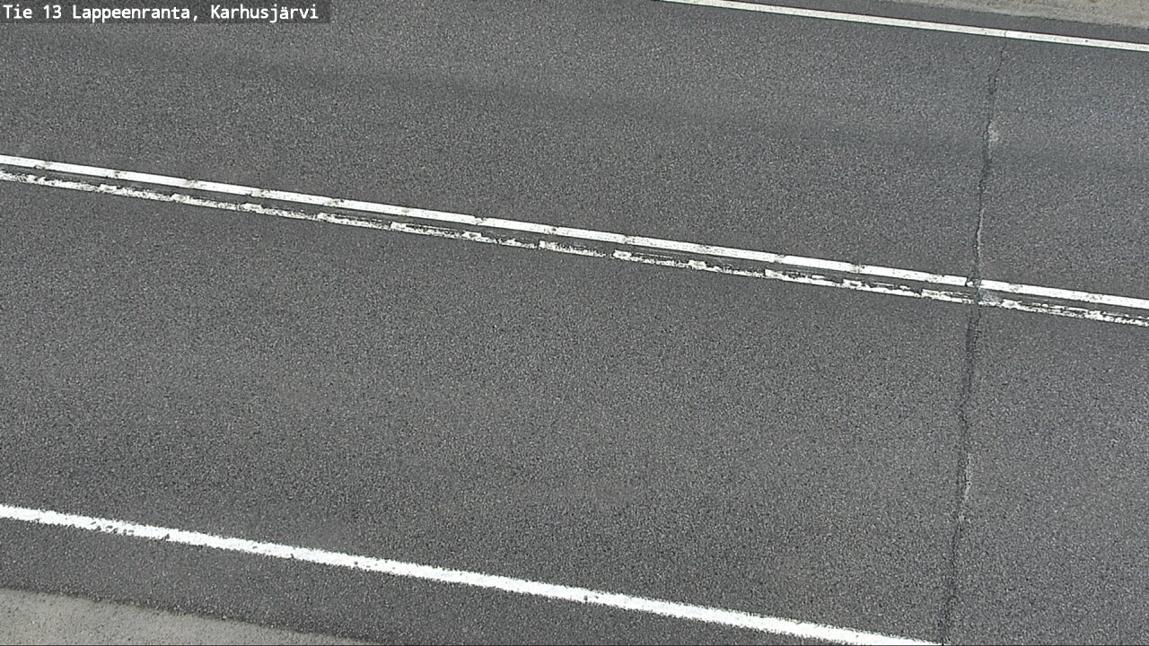 Weather Camera Image Väg 13 Karhusjärvi, Lappeenranta, Etelä-Karjala