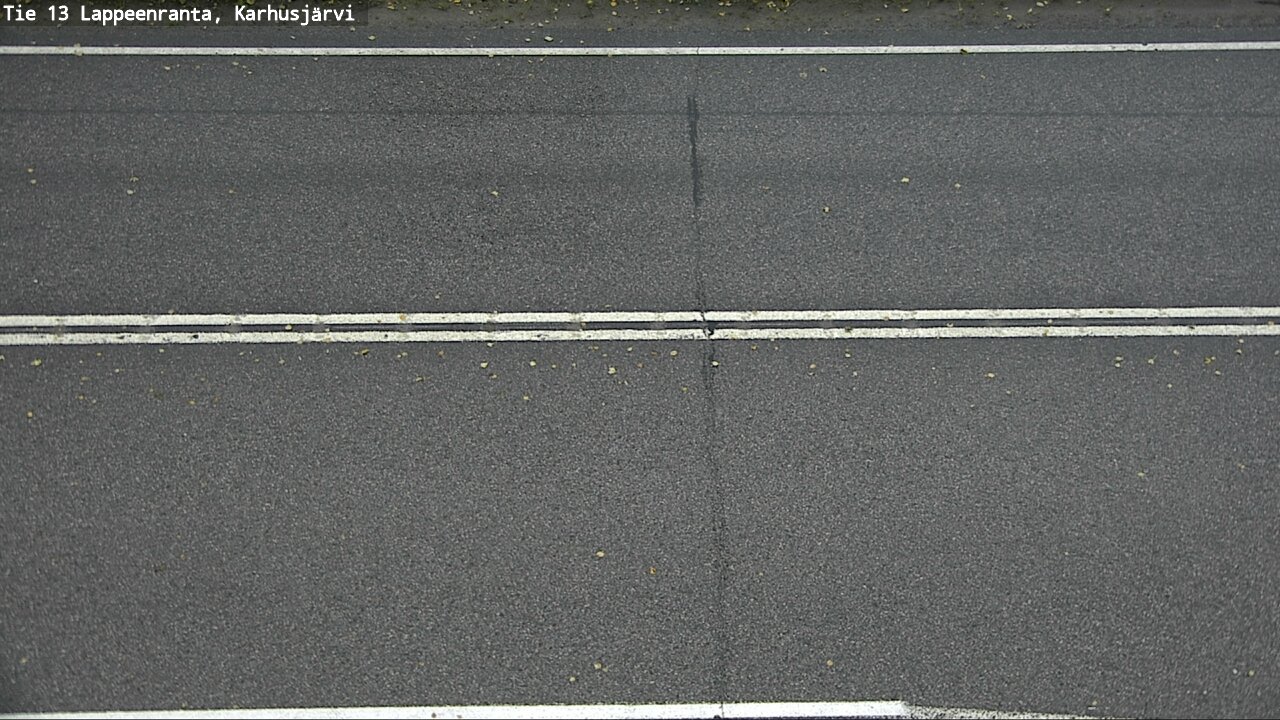 Weather Camera Image Väg 13 Karhusjärvi, Lappeenranta, Etelä-Karjala