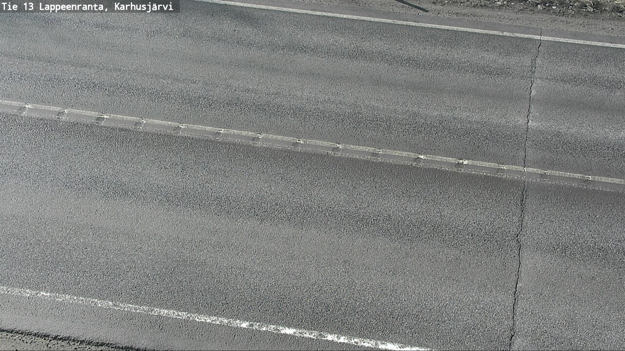 Weather Camera Image Väg 13 Karhusjärvi, Lappeenranta, Etelä-Karjala