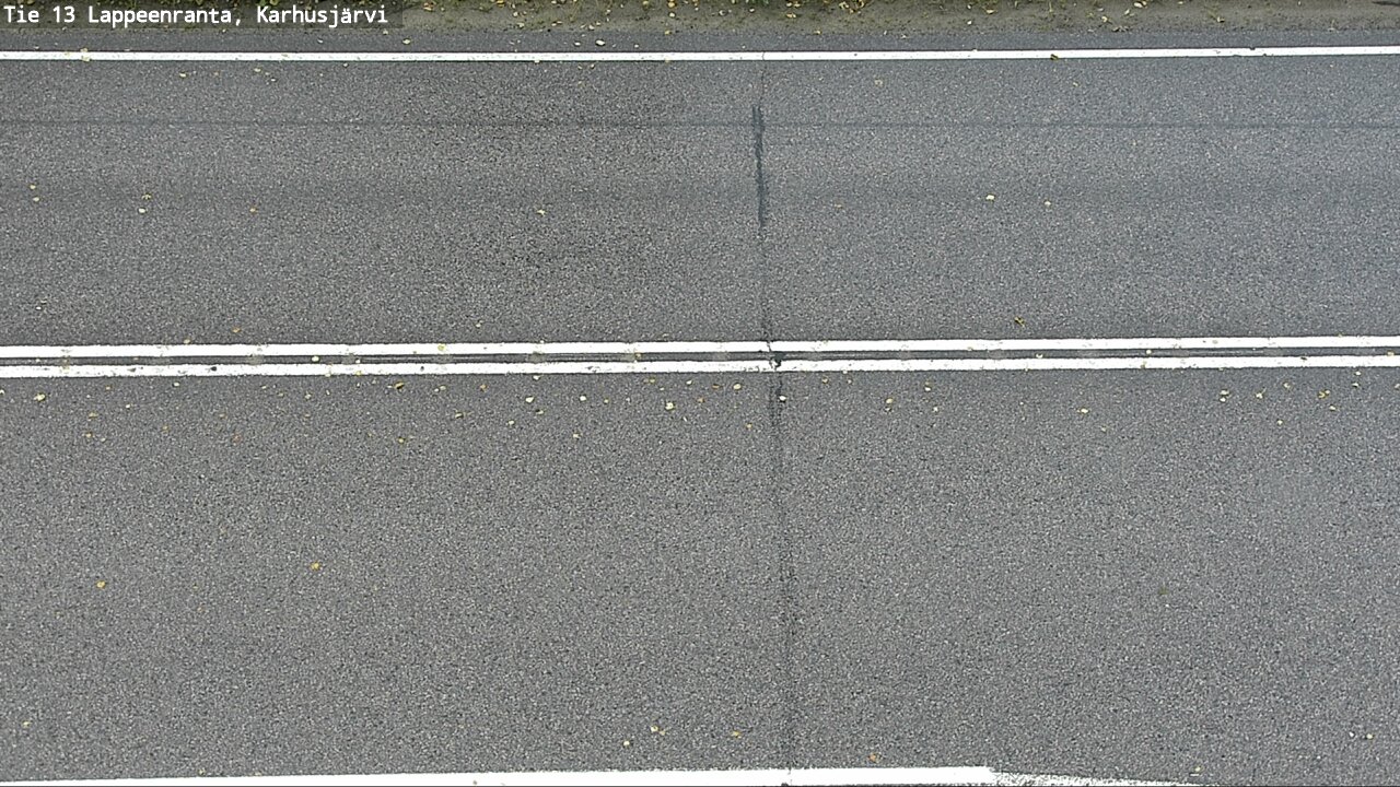 Weather Camera Image Väg 13 Karhusjärvi, Lappeenranta, Etelä-Karjala