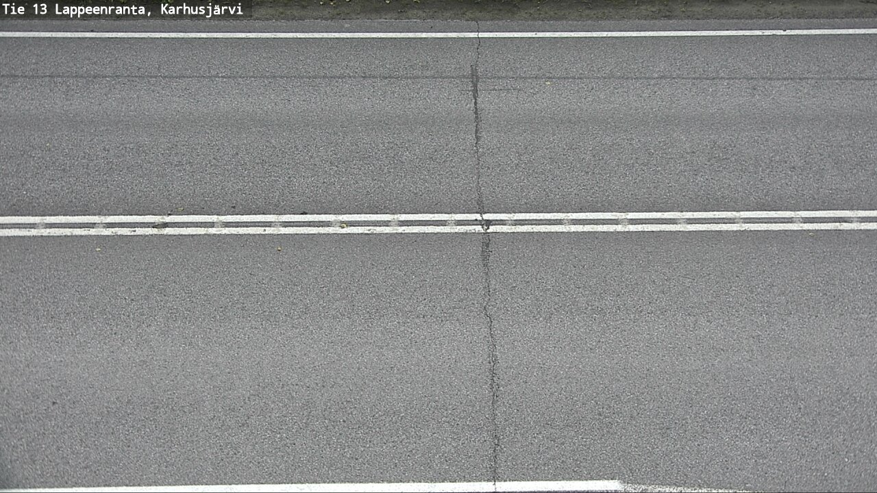 Weather Camera Image Väg 13 Karhusjärvi, Lappeenranta, Etelä-Karjala