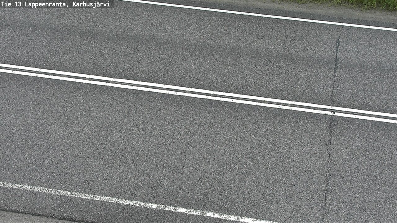 Weather Camera Image Väg 13 Karhusjärvi, Lappeenranta, Etelä-Karjala