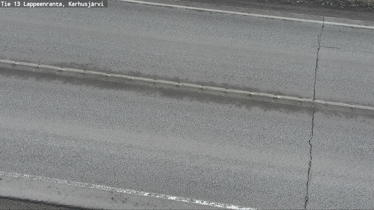 Weather Camera Image Väg 13 Karhusjärvi, Lappeenranta, Etelä-Karjala