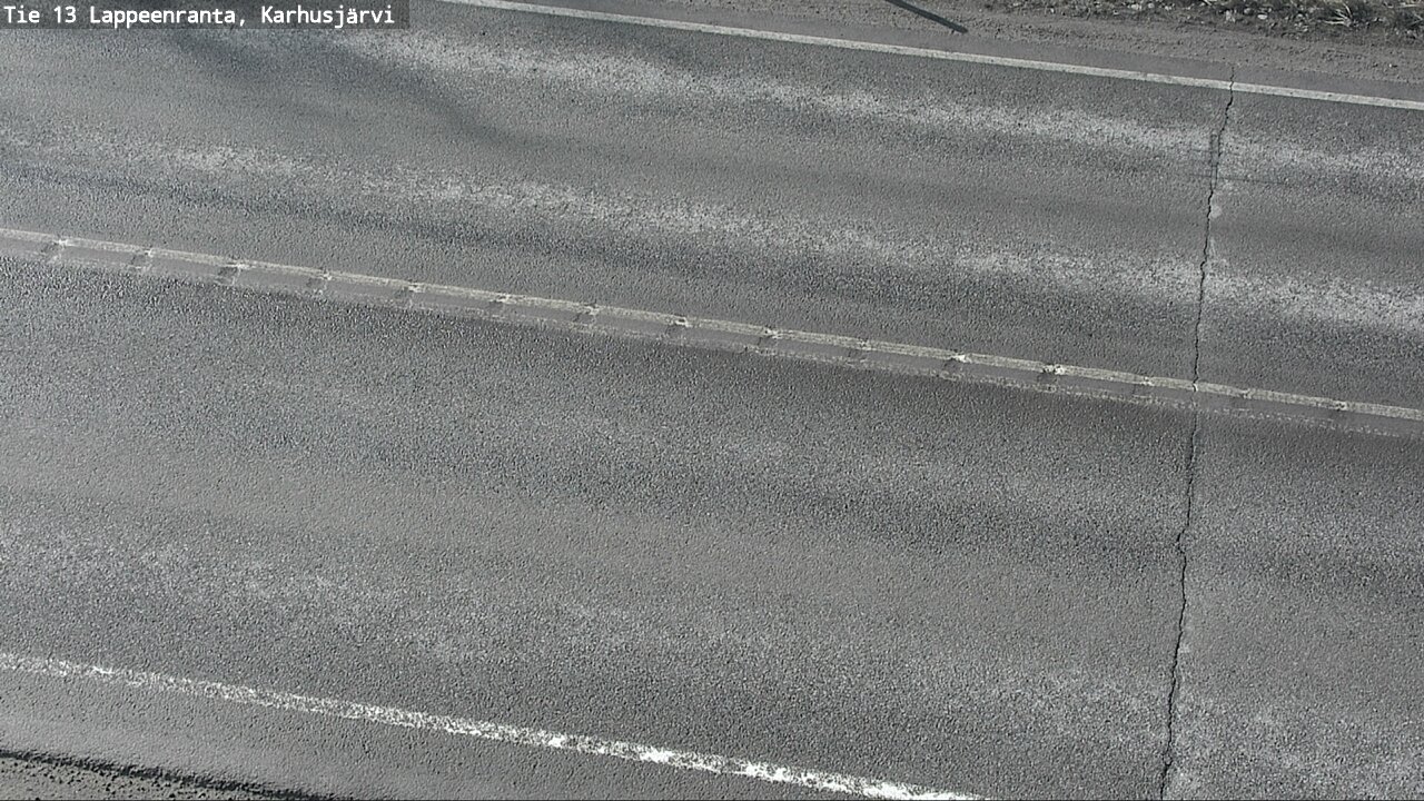 Weather Camera Image Väg 13 Karhusjärvi, Lappeenranta, Etelä-Karjala