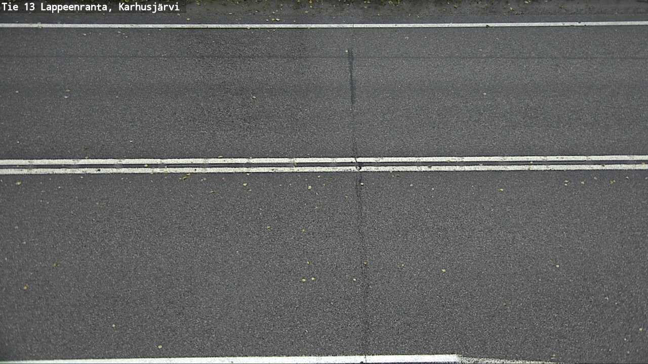 Weather Camera Image Väg 13 Karhusjärvi, Lappeenranta, Etelä-Karjala
