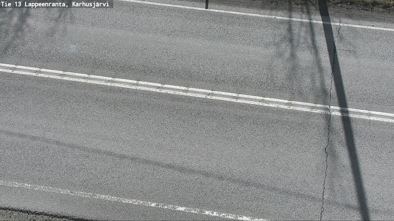 Weather Camera Image Väg 13 Karhusjärvi, Lappeenranta, Etelä-Karjala