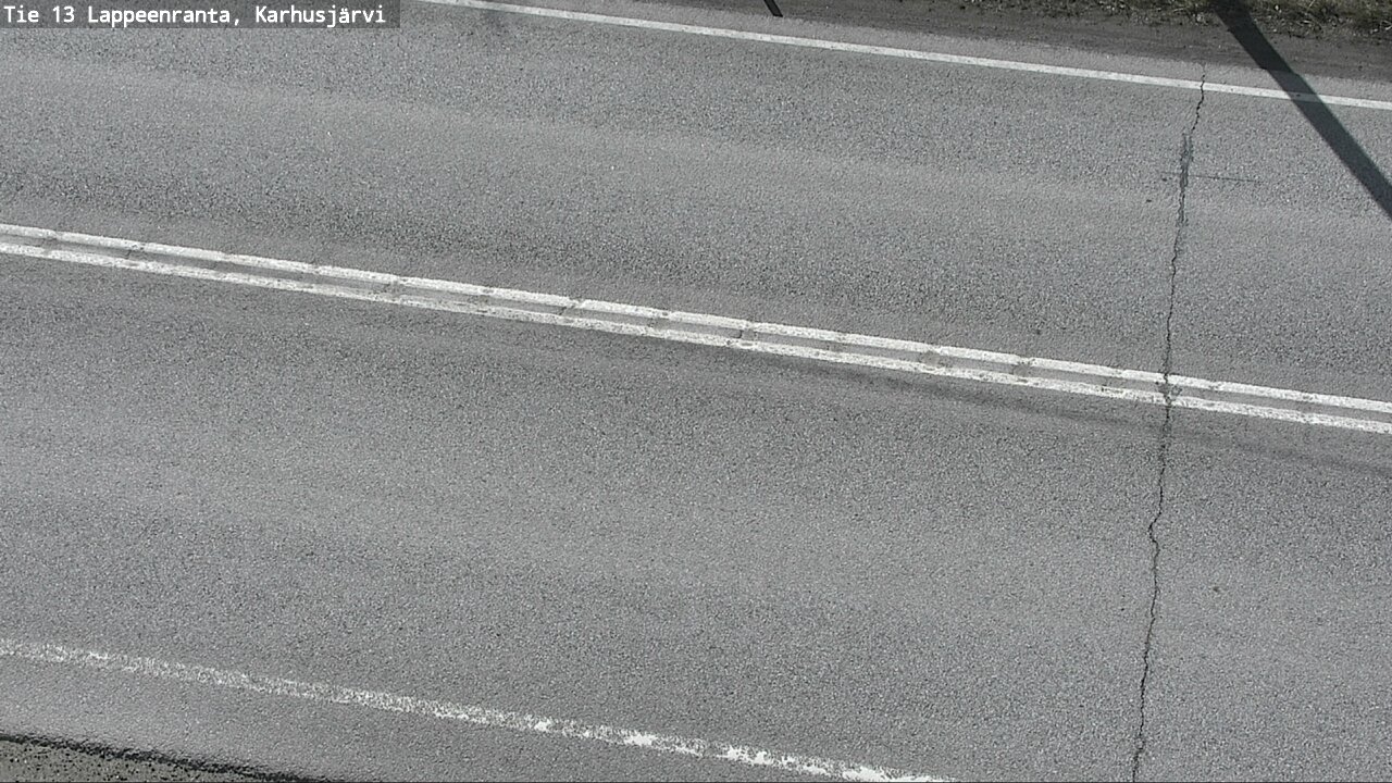Weather Camera Image Väg 13 Karhusjärvi, Lappeenranta, Etelä-Karjala