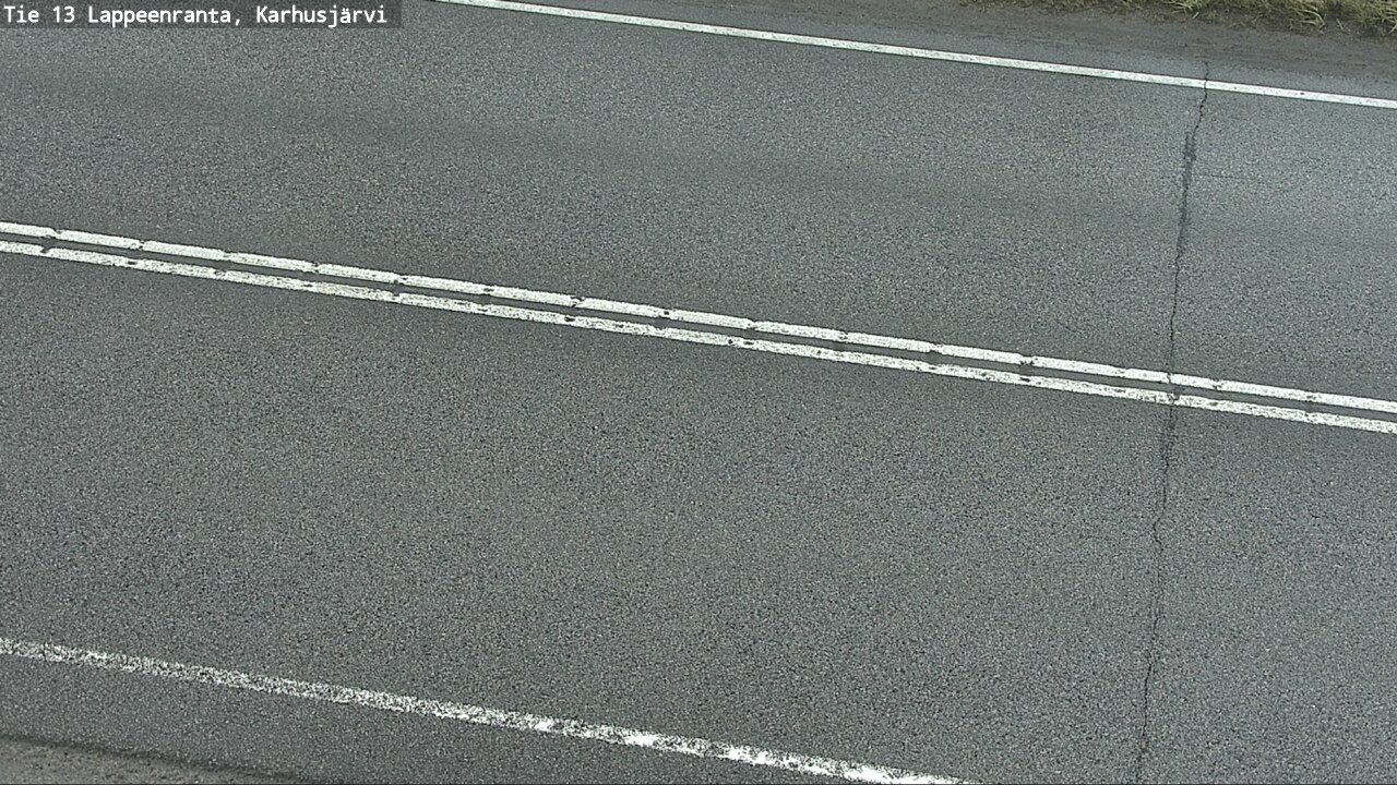Weather Camera Image Väg 13 Karhusjärvi, Lappeenranta, Etelä-Karjala