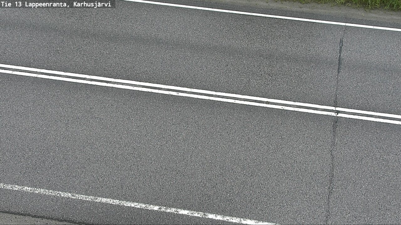 Weather Camera Image Väg 13 Karhusjärvi, Lappeenranta, Etelä-Karjala