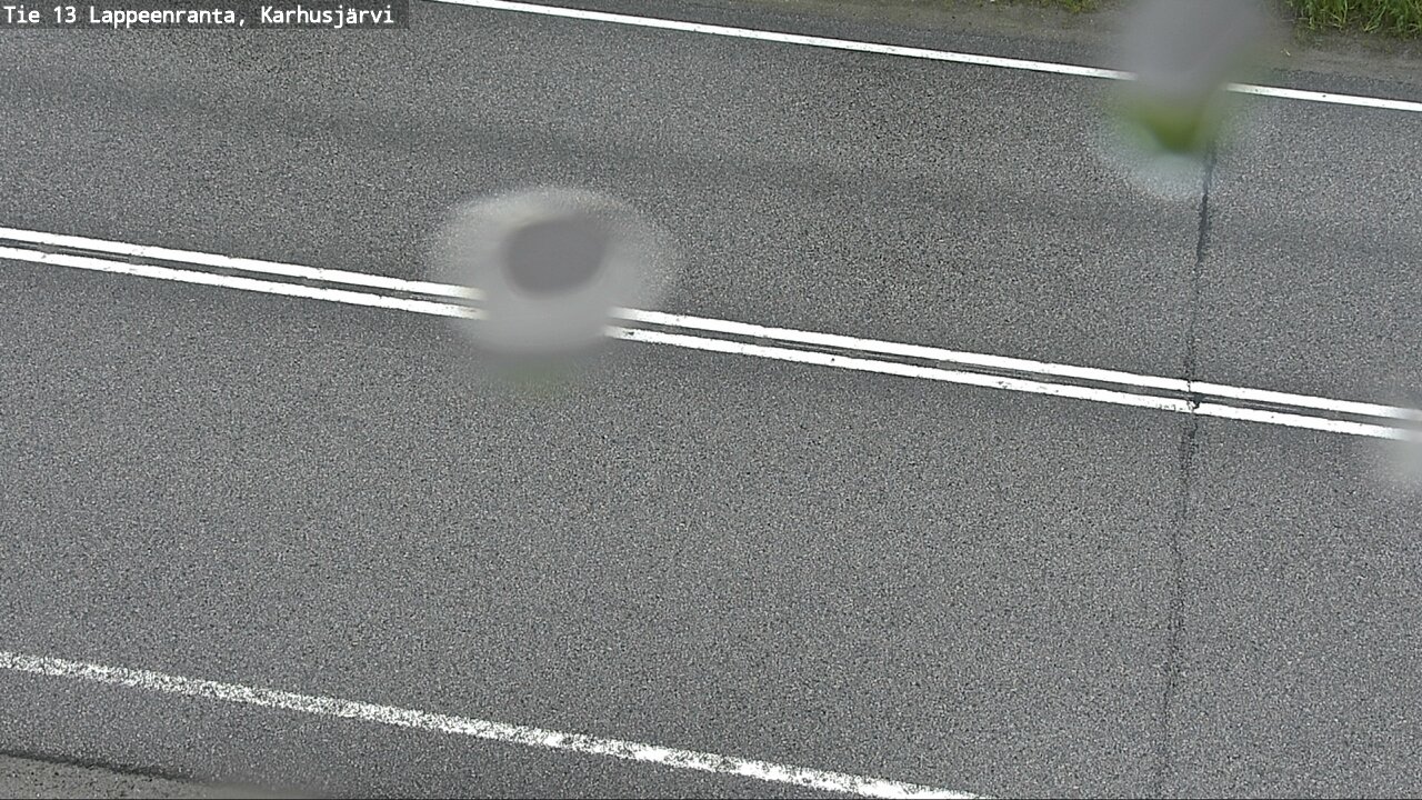Weather Camera Image Väg 13 Karhusjärvi, Lappeenranta, Etelä-Karjala