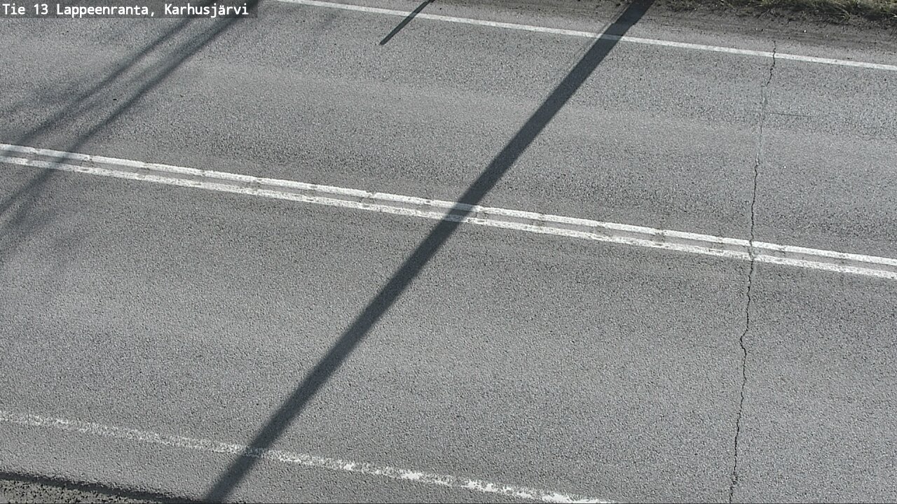 Weather Camera Image Väg 13 Karhusjärvi, Lappeenranta, Etelä-Karjala