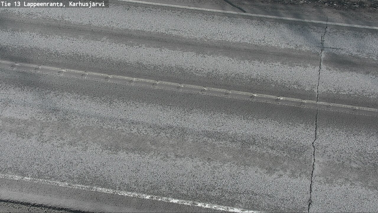 Weather Camera Image Väg 13 Karhusjärvi, Lappeenranta, Etelä-Karjala