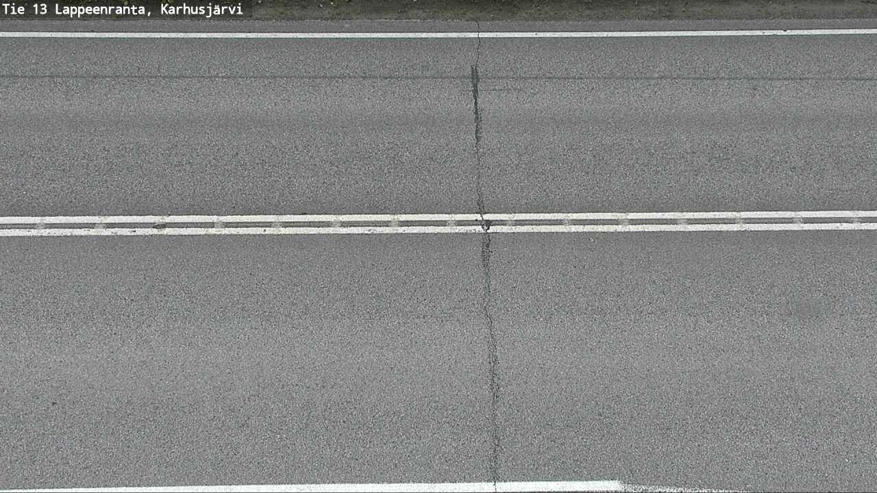 Weather Camera Image Väg 13 Karhusjärvi, Lappeenranta, Etelä-Karjala