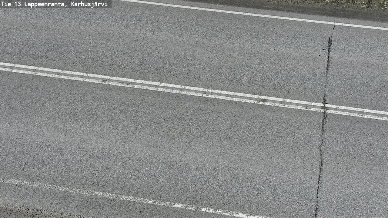 Weather Camera Image Road 13 Karhusjärvi, Lappeenranta, Etelä-Karjala