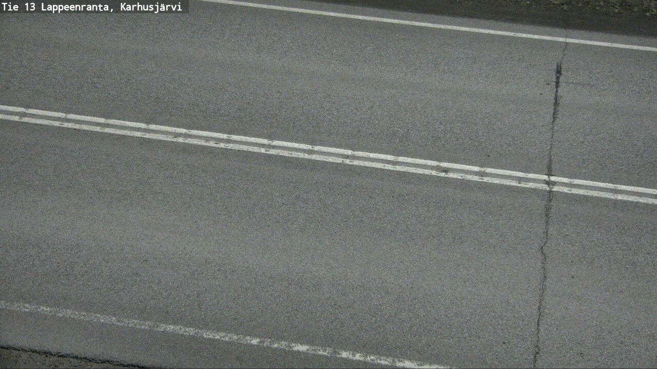 Weather Camera Image Väg 13 Karhusjärvi, Lappeenranta, Etelä-Karjala