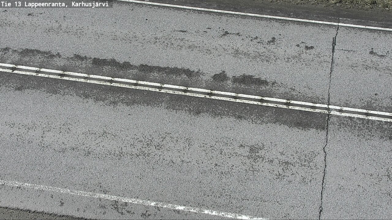 Weather Camera Image Väg 13 Karhusjärvi, Lappeenranta, Etelä-Karjala