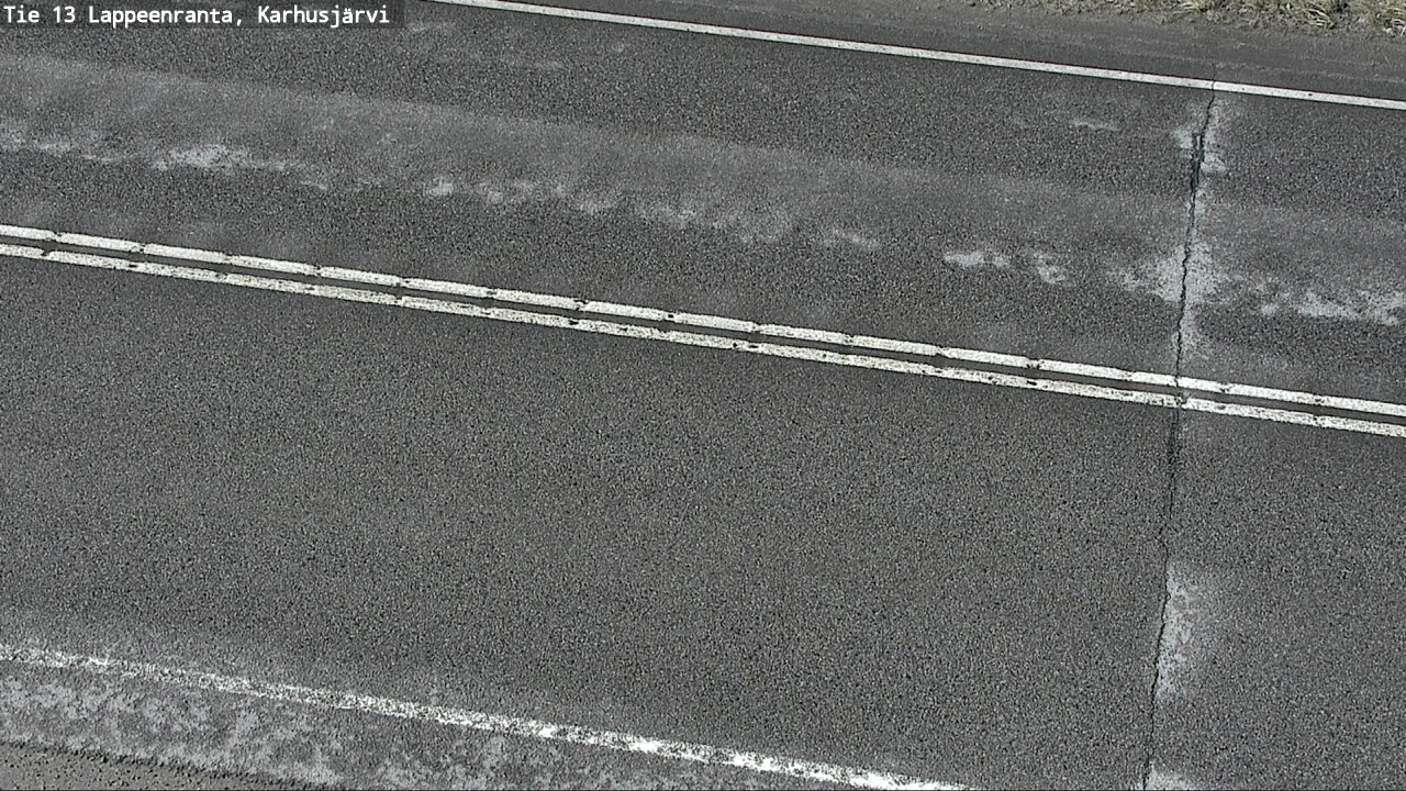 Weather Camera Image Väg 13 Karhusjärvi, Lappeenranta, Etelä-Karjala