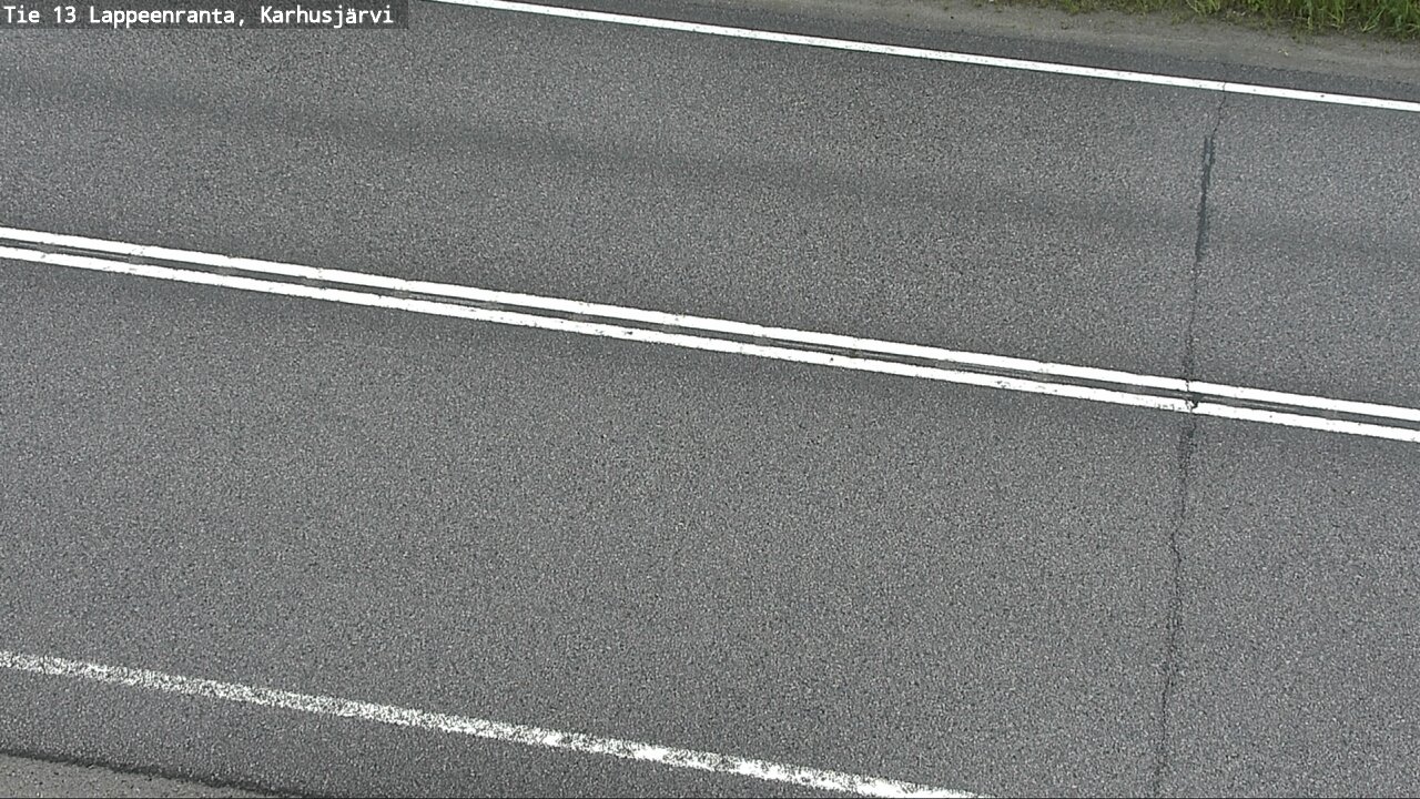 Weather Camera Image Väg 13 Karhusjärvi, Lappeenranta, Etelä-Karjala