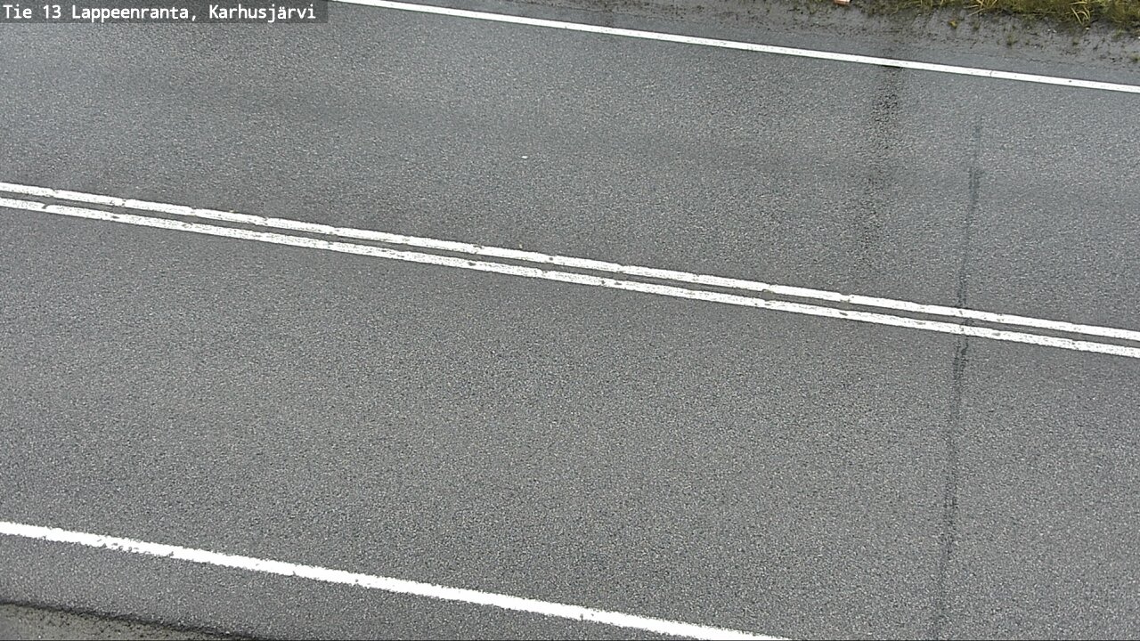 Weather Camera Image Väg 13 Karhusjärvi, Lappeenranta, Etelä-Karjala