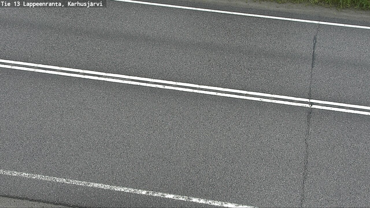 Weather Camera Image Väg 13 Karhusjärvi, Lappeenranta, Etelä-Karjala