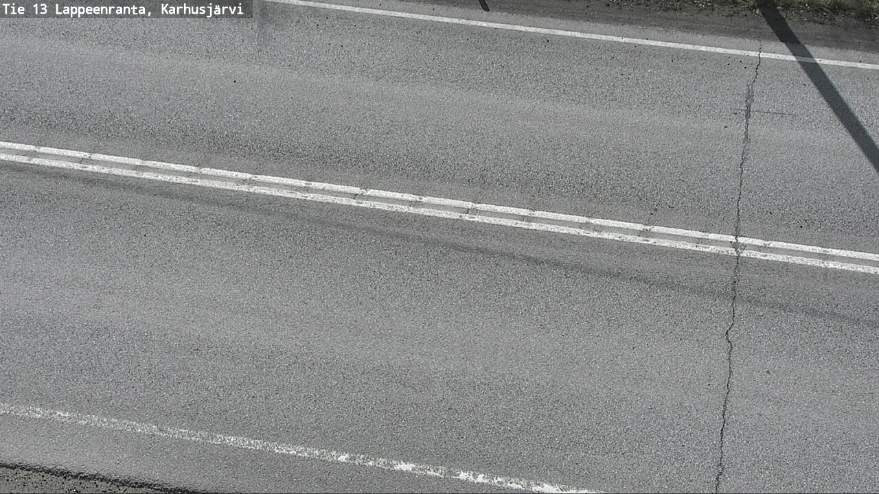 Weather Camera Image Väg 13 Karhusjärvi, Lappeenranta, Etelä-Karjala
