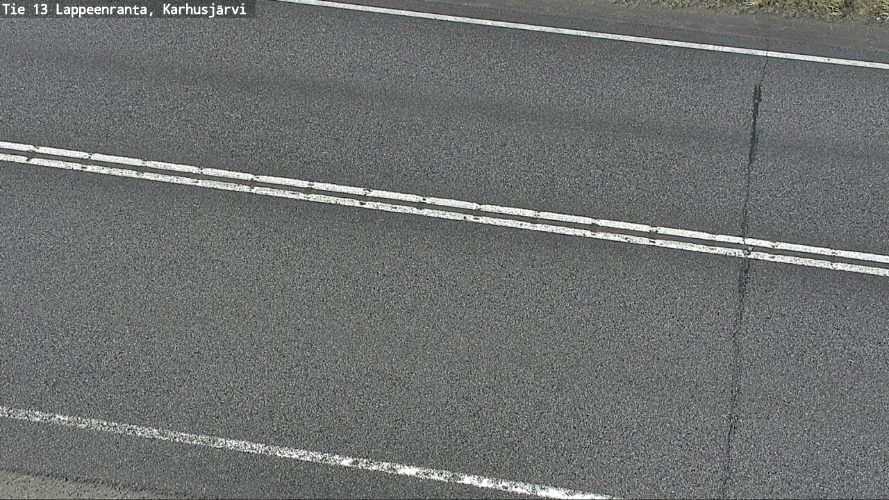 Weather Camera Image Väg 13 Karhusjärvi, Lappeenranta, Etelä-Karjala