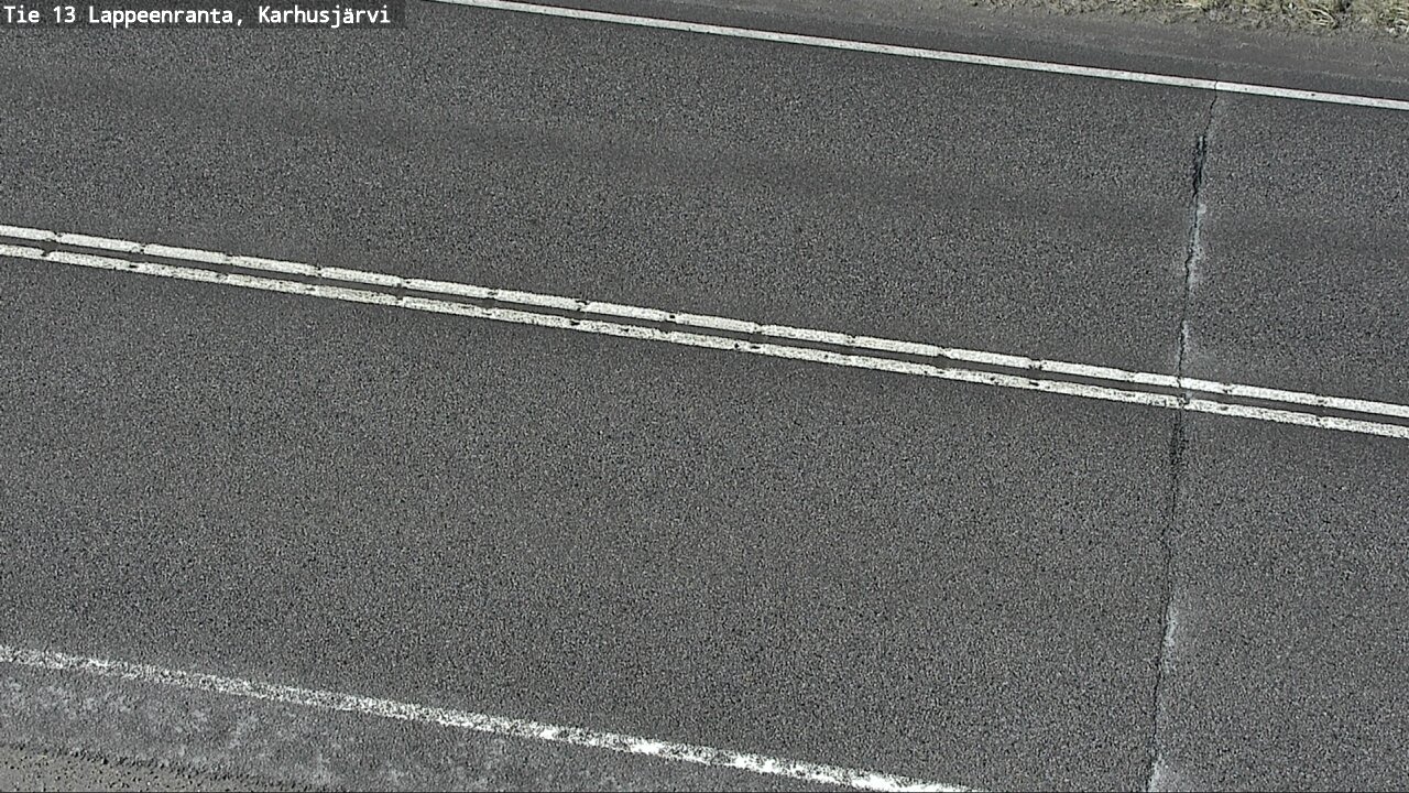 Weather Camera Image Väg 13 Karhusjärvi, Lappeenranta, Etelä-Karjala