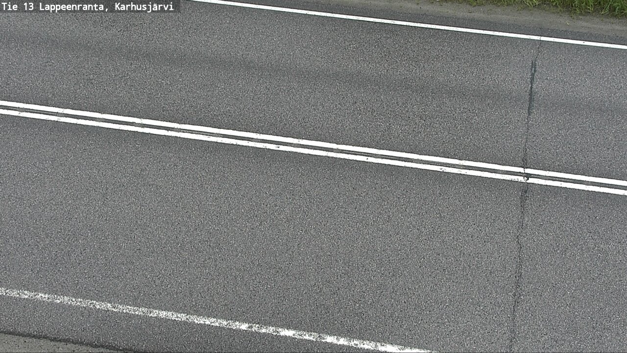Weather Camera Image Väg 13 Karhusjärvi, Lappeenranta, Etelä-Karjala