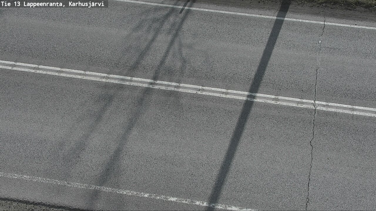 Weather Camera Image Väg 13 Karhusjärvi, Lappeenranta, Etelä-Karjala