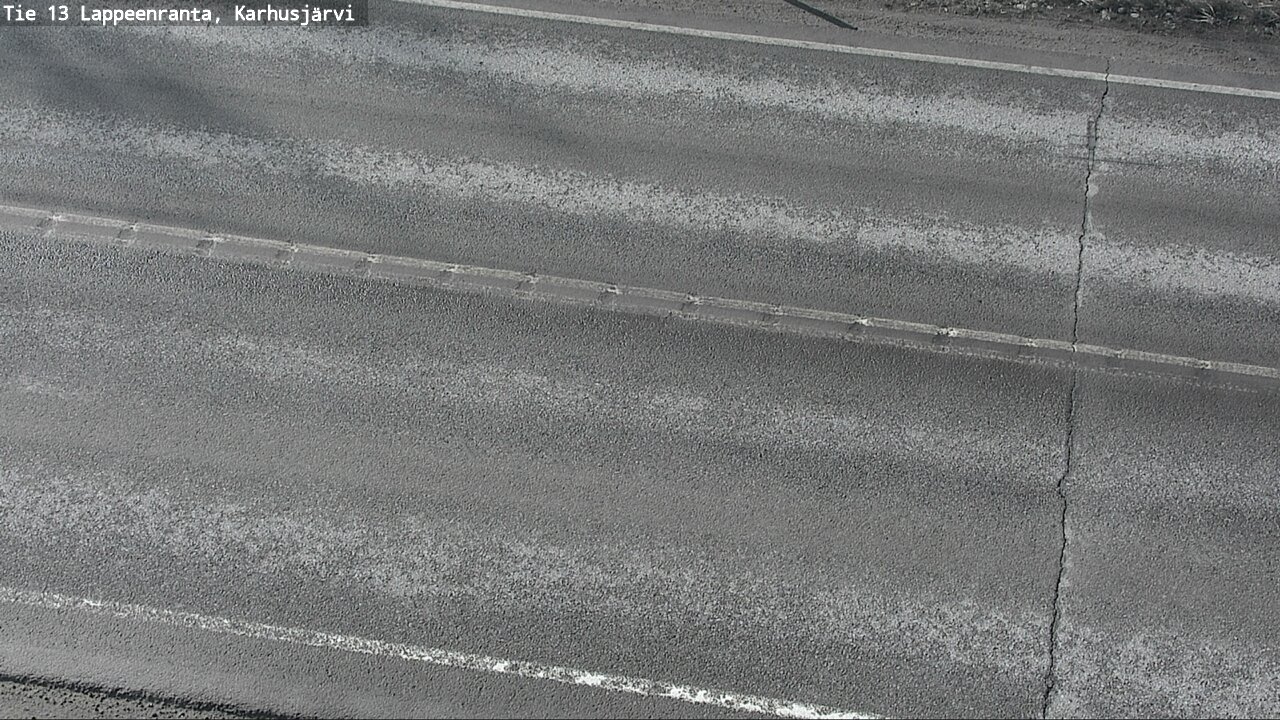 Weather Camera Image Väg 13 Karhusjärvi, Lappeenranta, Etelä-Karjala