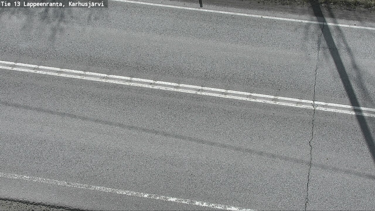 Weather Camera Image Väg 13 Karhusjärvi, Lappeenranta, Etelä-Karjala