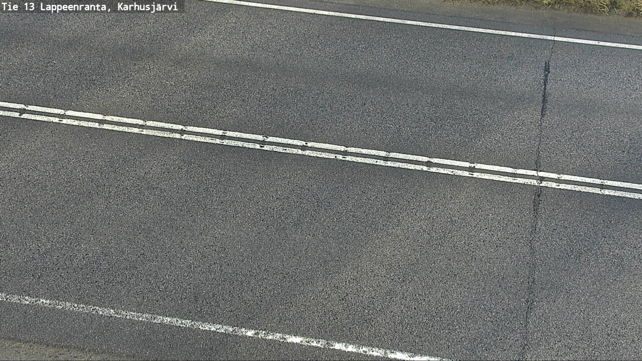 Weather Camera Image Väg 13 Karhusjärvi, Lappeenranta, Etelä-Karjala
