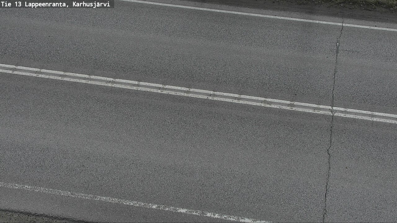 Weather Camera Image Väg 13 Karhusjärvi, Lappeenranta, Etelä-Karjala