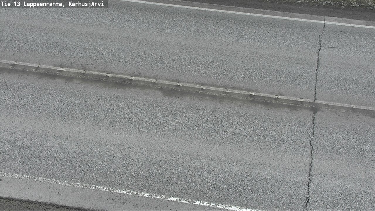 Weather Camera Image Väg 13 Karhusjärvi, Lappeenranta, Etelä-Karjala