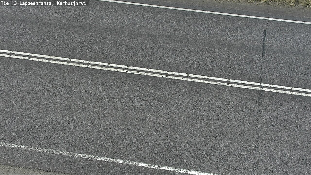 Weather Camera Image Väg 13 Karhusjärvi, Lappeenranta, Etelä-Karjala
